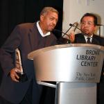 Thoma Galan, poet and BHF Board ,Leandro Monzon BHF Board Member